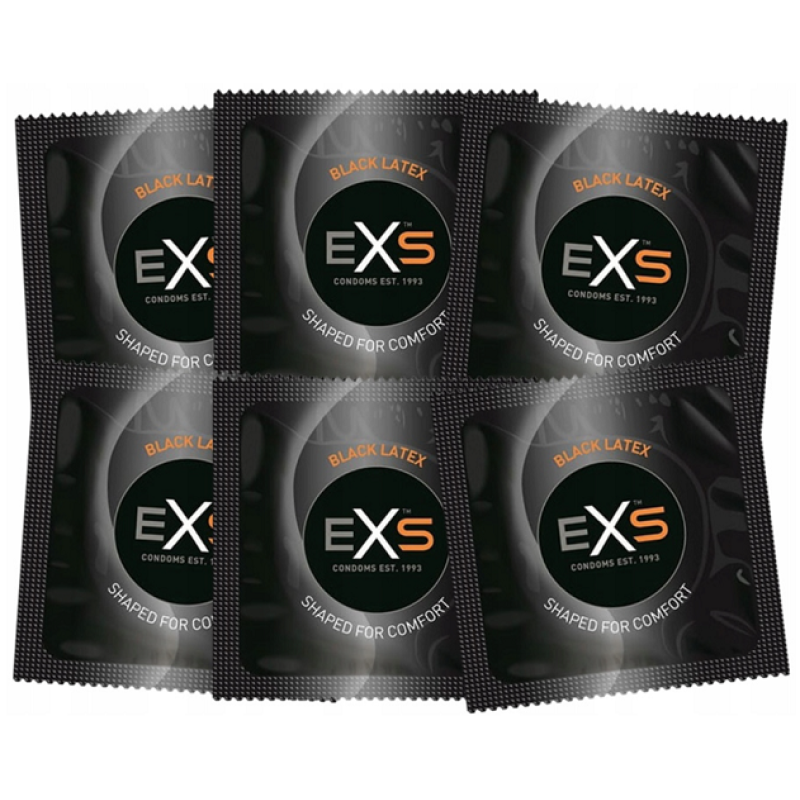 Презервативи EXS Black Latex - чорні