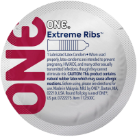 Презервативи ONE Extreme Ribs - ребристі