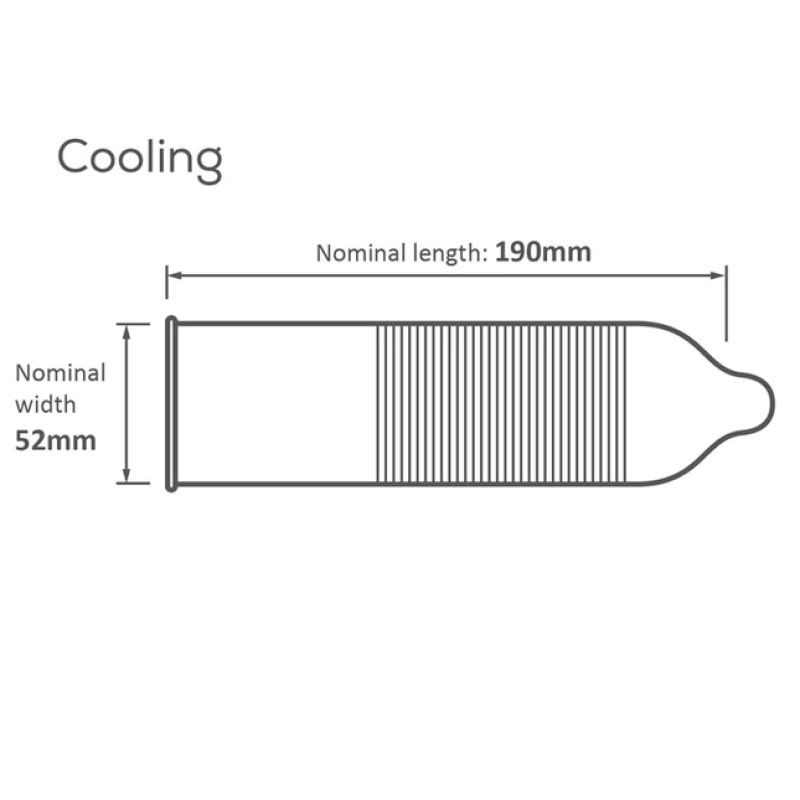 Презервативи Pasante Cooling - охолоджуючі