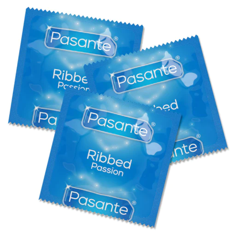 Презервативи Pasante Ribbed - ребристі
